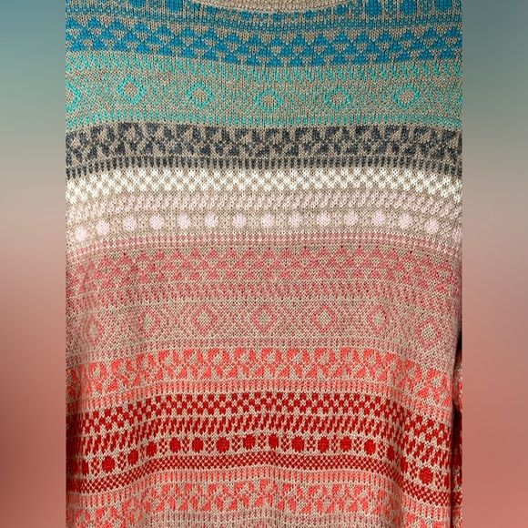 Talbots Multicolor Striped Cardigan - Picture 7 of 10